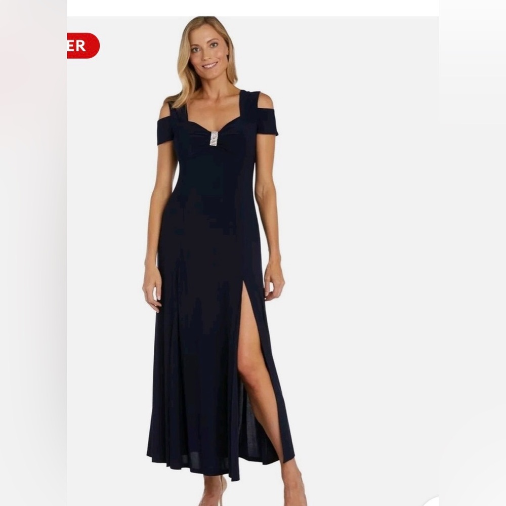 Elegant black Off-Shoulder velvet Dress